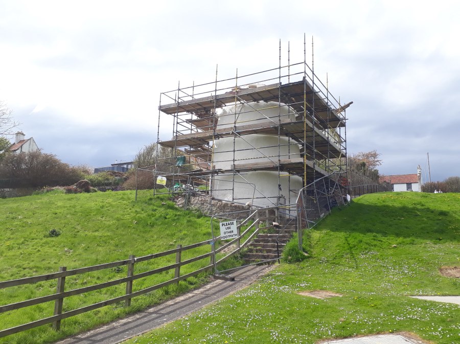 Doocot from below